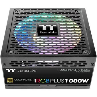  Блок питания Thermaltake Toughpower iRGB Plus PS-TPI-1000F3FDGE-1 ATX 1000W 80+ gold (24+8+4+4pin) APFC 140mm fan color LED 12xSATA Cab Manag RTL 