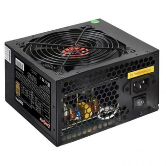  Блок питания ExeGate 500PPH-S EX280577RUS-S 500W, 80+Bronze, ATX, black, APFC, 12cm, 24p, (4+4)p, 5*SATA, 3*IDE 