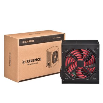  Блок питания XILENCE Redwing Series, XP600R7 XN053, 600W, CE, P.PFC, black coating, 12cm Red Fan, Brown box 