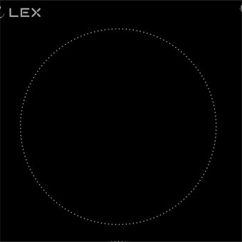  Варочная поверхность LEX EVH 320B BL 