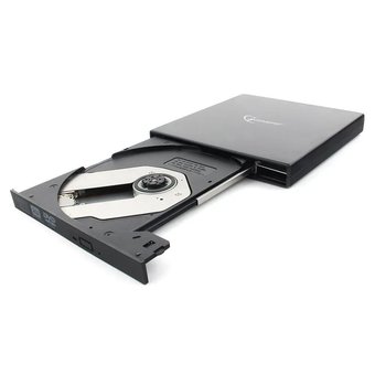  Привод Gembird DVD-USB-02 USB ext. пластик, черный RTL 