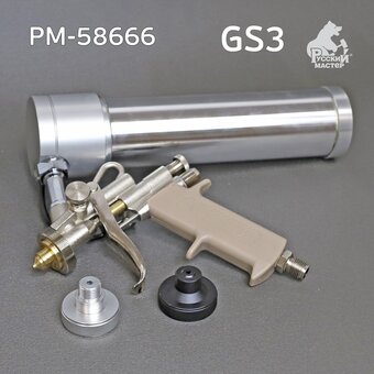  Пневмопистолет для герметиков Русский Мастер GS3 (РМ-58666) 