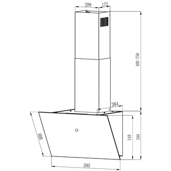  Вытяжка Weissgauff Alcor TC BL Inverter Wi-Fi 
