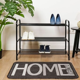  Этажерка НИКА Комфорт 3 ЭТК3/Ч черный 