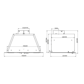  Встраиваемая вытяжка ELIKOR Box 42П-450 Retail Kitchen 213844 белый 