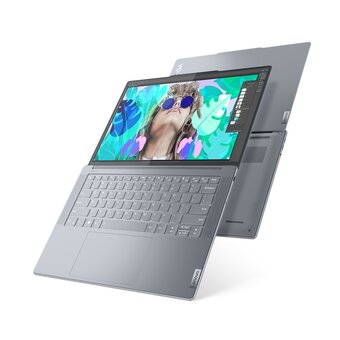  Ультрабук Lenovo Yoga Slim 7 14APU8 (83AA000KRK) Ryzen 7 7840S 16Gb SSD512Gb AMD Radeon 14.5" OLED 2.9K (2944x1840) Windows 11 Home l.grey 