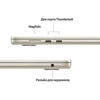  Ноутбук Apple MacBook Air 2023 15,3" M2 8/256 (MQKU3) Starlight 