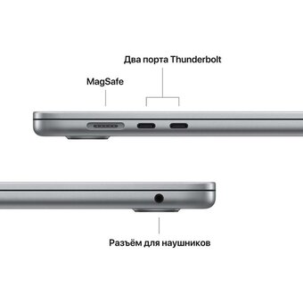  Ноутбук Apple MacBook Air 2023 15,3" M2 8/256 (MQKP3) Gray 