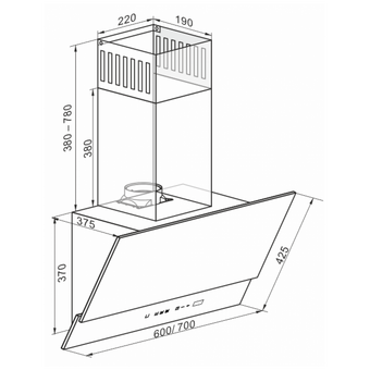  Вытяжка Kaiser AT 6410 FR Eco 