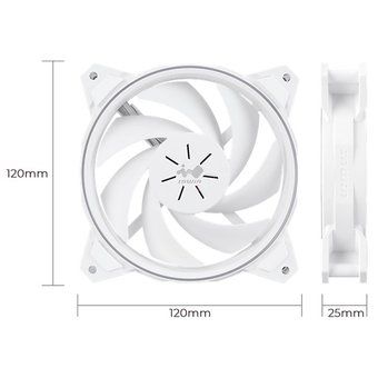  Вентилятор INWIN IW- Sirius Pure ASP120 6144473 fan RGB (Single pack) 