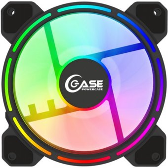  Вентилятор Powercase PZY156 6P ARGB 120x120x25мм 100шт./кор, 6pin, 1200 об/мин Bulk 