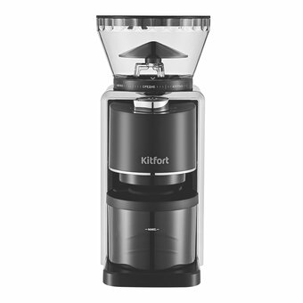  Кофемолка Kitfort КТ-787 черный/серебристый 