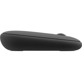  Мышь беспроводная Logitech Pebble M350S (910-007015) графитовый (1000dpi) silent BT/Radio USB (2but) 
