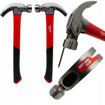  Молоток Milwaukee 4932478658 стекловолокно 570 гр. 