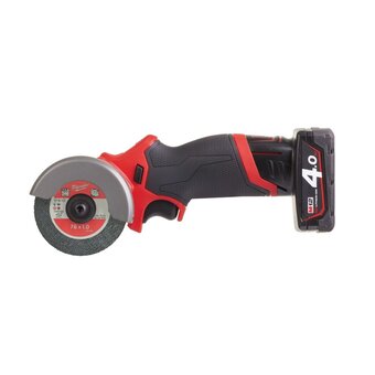  Отрезная машина Milwaukee M12 FCOT-422X Fuel 4933464619 аккумуляторная 2 АКБ+Зу 