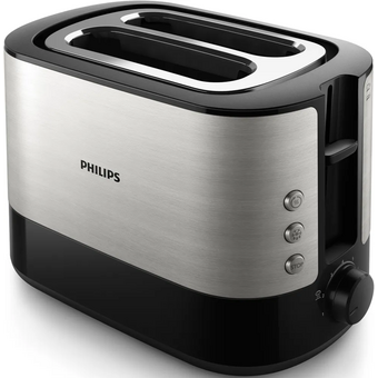  Тостер Philips HD2639/90 черный/серебристый 