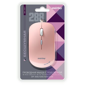  Мышь SMARTBUY SBM-288-P288 розовый 