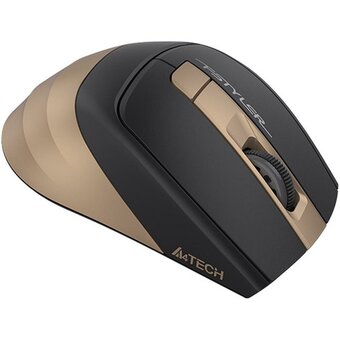 Мышь A4Tech Fstyler FG35 (FG35 Bronze) бронзовый/черный оптическая 2000dpi беспроводная 