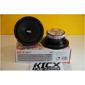  Колонки автомобильные Kicx LL6.5 (2012614) Ver.2 без решетки 300Вт 