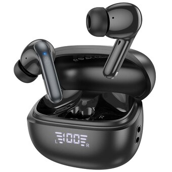  Наушники bluetooth HOCO EQ5 Energy true wireless ANC+ENC noise reduction BT headset черный 