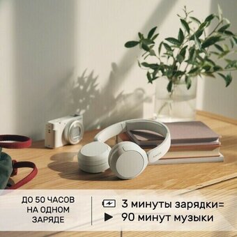  Наушники SONY WH-CH520 белый 