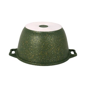  Кастрюля Kukmara Trendy style malachite к41tsml а/пр литая 4,0л стекл.кр 