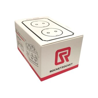  Удлинитель ROCKETSOCKET GNS5003 BiCube Extended 6 Euro 16A, 4 USB 3A+C с блоком 5В/3.1А, кабель 1,5м, белый 