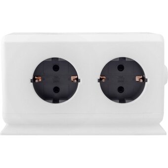  Удлинитель ROCKETSOCKET GNS5003 BiCube Extended 6 Euro 16A, 4 USB 3A+C с блоком 5В/3.1А, кабель 1,5м, белый 