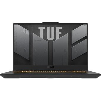  Ноутбук ASUS Tuf Gaming F17 FX707ZC4-HX095 (90NR0GX1-M006F0) i5-12500H 16Gb SSD 512Gb nVidia RTX 3050 4Gb 17,3 FHD IPS Cam 56Вт*ч No OS Серый 