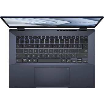  Ноутбук ASUS B5402FVA-KA0188X (90NX06N1-M00670) 14.0"/FHD/WV/400N/60Hz/i5-1340P/16GB/SSD512GB/Intel Iris Xe/FingerPrint/Backlit/Win11P/Star Black 