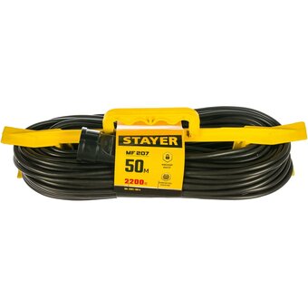  Удлинитель силовой Stayer 55018-50 z01 1розет. 50м черный 