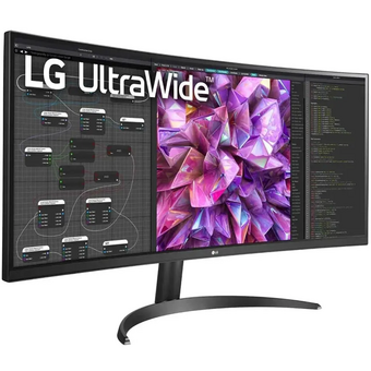  Монитор LG 34WQ60C-B (34WQ60C-B.ARUZ) черный 