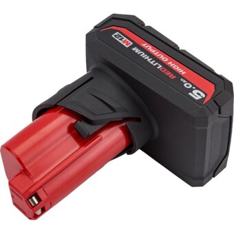  АКБ Milwaukee M12 HB5 (4932480165) 5Ah Li-Ion High Output 