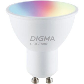  Умная лампа Digma DiLight L1 (DLL1GU10) GU10 5Вт 400lm Wi-Fi 