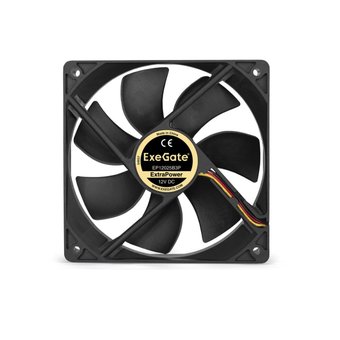  Вентилятор Exegate ExtraPower EP12025B3P EX283386RUS 120x120x25 мм, двойной шарикоподшипник, 3pin, 1600RPM, 25dBA 