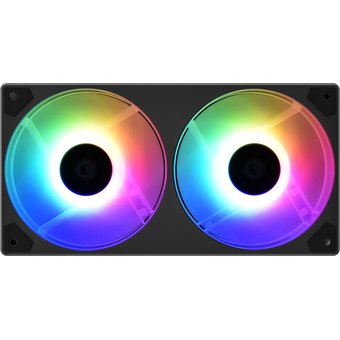  Вентилятор ID-COOLING ICEFAN 240 ARGB 2*120x120x25мм PWM, DUAL FAN, 900-2000об/мин BOX 