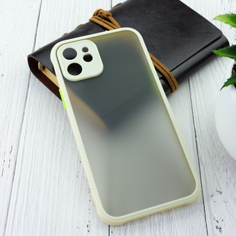  Чехол HOCO Matte shadow series для Iphone 12 white 