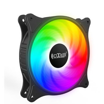  Вентилятор PCCooler FX-120-3 FIXED COLOR FAN 120x120x25мм 3pin+Molex, 80шт./кор, пит. от мат.платы и БП, 1320 об/мин Retail 