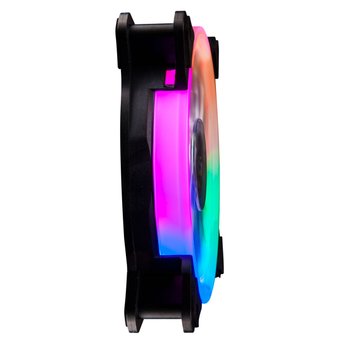  Вентилятор 1STPLAYER R1 120mm, 5 color LED, 3-pin, 1000 rpm. bulk 