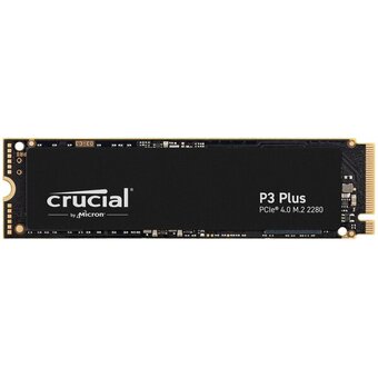  SSD Crucial P3 Plus (CT1000P3PSSD8) M.2 1.0Tb (PCI-E 4.0 x4, up to 5000/3600MBs, 3D NAND, NVMe, 220TBW, 22х80mm) 