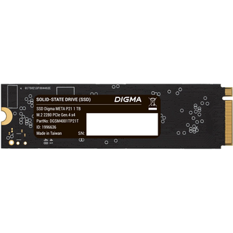  SSD Digma Meta P21 DGSM4001TP21T PCIe 4.0 x4 1TB M.2 2280 