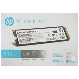  SSD HP FX900 Plus 7F616AA#ABB 512Gb M.2 2280 NVMe PCIe Gen4х4 