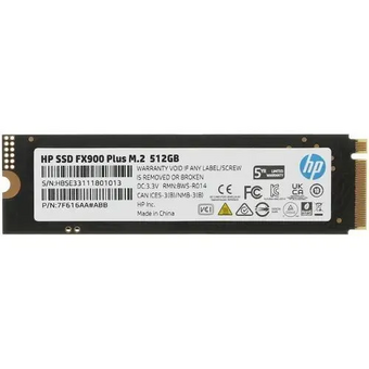  SSD HP FX900 Plus 7F616AA#ABB 512Gb M.2 2280 NVMe PCIe Gen4х4 