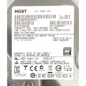  HDD HGST Deskstar HDN724040ALE640 4TB (SATA 3.0-600) 
