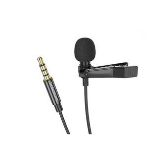  Микрофон BOROFONE BFK11 Elegant lavalier microphone Type-C 2м (черный) 