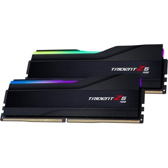  ОЗУ G.SKILL Trident Z5 RGB 64GB (F5-6000J3238G32GX2-TZ5RK) (2x32GB) DDR5 6000MHz CL32 (32-38-38-96) 1.4V / Black 