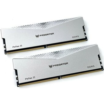  ОЗУ Acer Predator Pallas II 64Gb (BL.9BWWR.352) (2x32) DDR5 6000Mhz CL30 (30-38-38-76) 1.35V Silver 