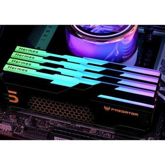  ОЗУ Acer Predator Hermes RGB 32Gb (BL.9BWWR.391) (2x16) DDR5 6400Mhz CL32 (32-39-39-102) 1.4V Black 