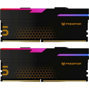 ОЗУ Acer Predator Hermes RGB 32Gb (BL.9BWWR.391) (2x16) DDR5 6400Mhz CL32 (32-39-39-102) 1.4V Black 