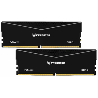  ОЗУ Acer Predator Pallas II 64Gb (BL.9BWWR.437) (2x32) DDR5 6000Mhz CL30 (30-38-38-76) 1.35V Black 